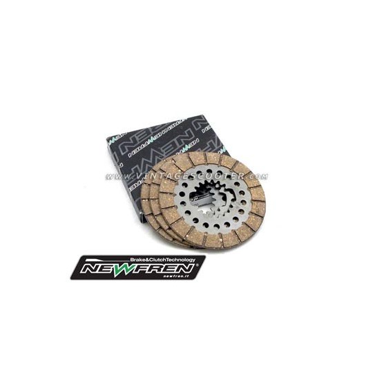 Disques embrayage garnis x 3 Vespa 150 GS VS1 1955 